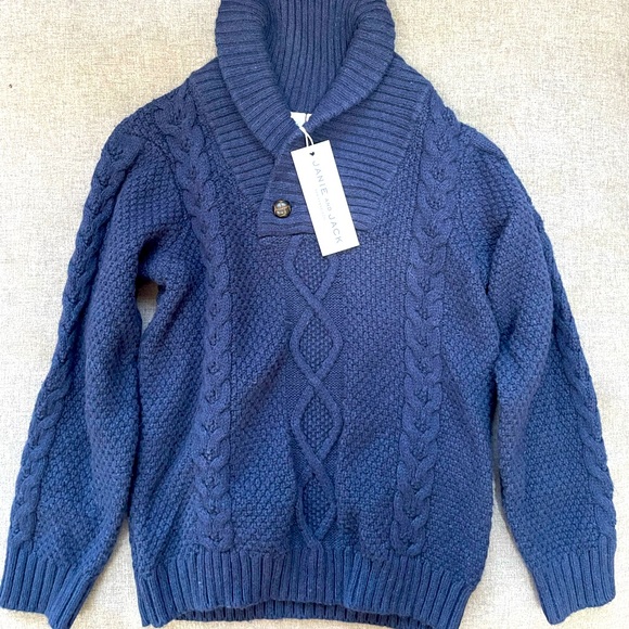 Navy Janie and jack sweater-brand new - Picture 1 of 4